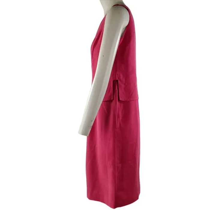Robe chic rose - Robe été élégante Fushia Mathilde J. Rondinaud - Taille 38 A1120 - photo numéro 2