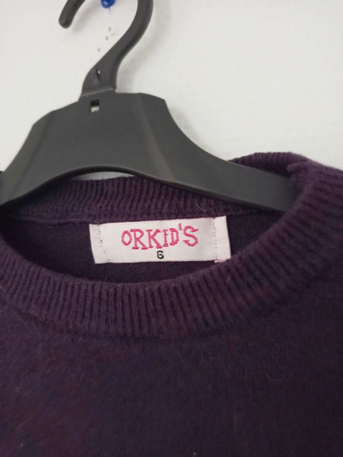 Pull chaud d'hiver paillettes réversible fille w - photo numéro 3