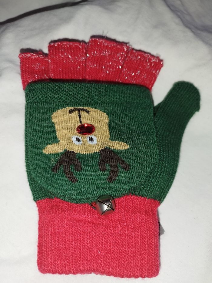 Gant enfant mixte Noël - photo numéro 2