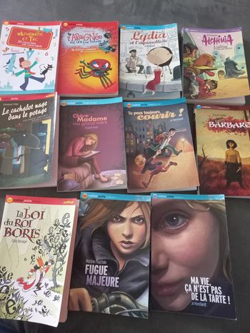 Lot 11 livres nathan poche enfant