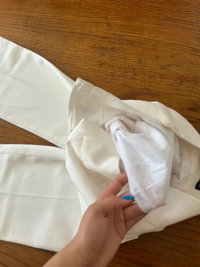 Pantalon blanc avec doublure - photo numéro 4