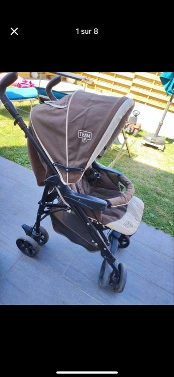 Poussette trio bébé team 9 
