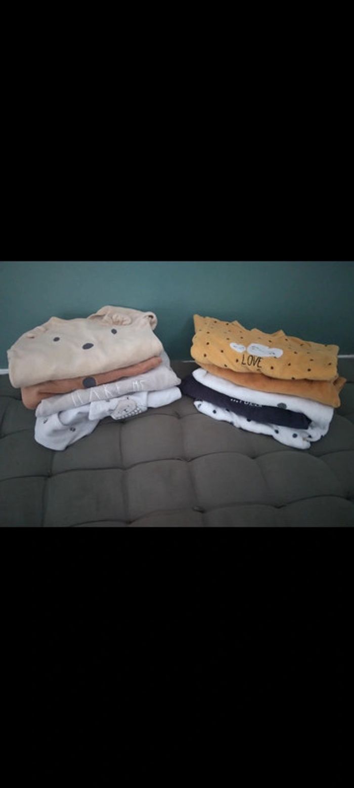 Lot 10 pyjamas 3 mois - photo numéro 2