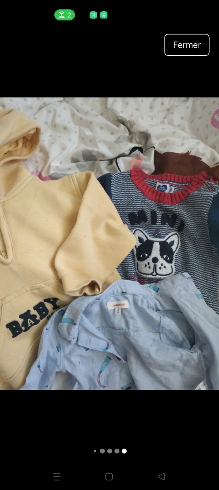 Lot vêtements garçon 9/18 mois - photo numéro 4