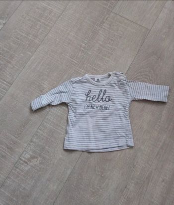 Tee shirt manches longues naissance