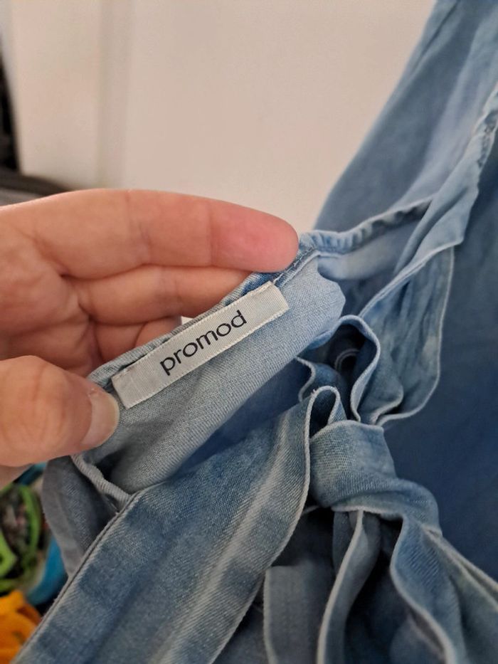 Blouse style jean - photo numéro 5