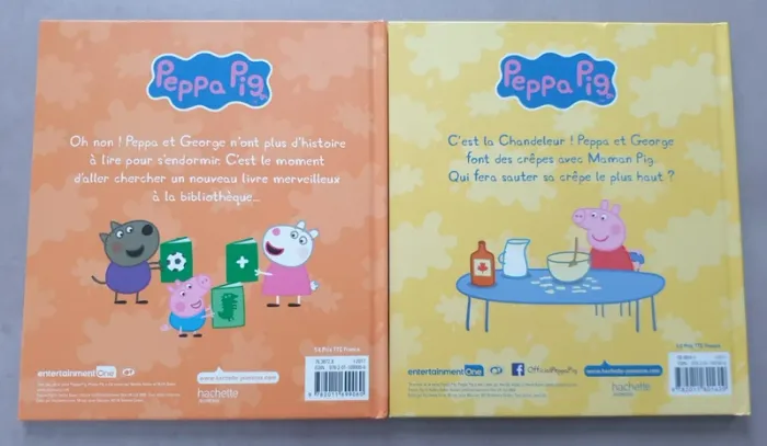 Lot 2 livres Peppa Pig - photo numéro 2