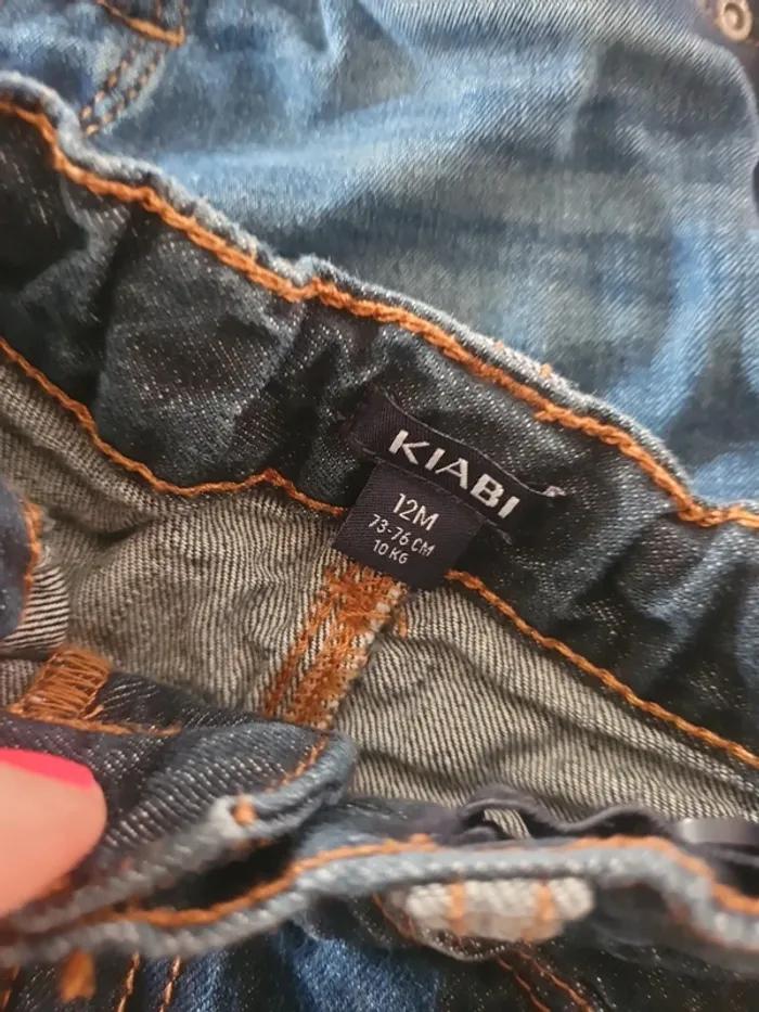 👖 2 jeans 12 mois - photo numéro 3
