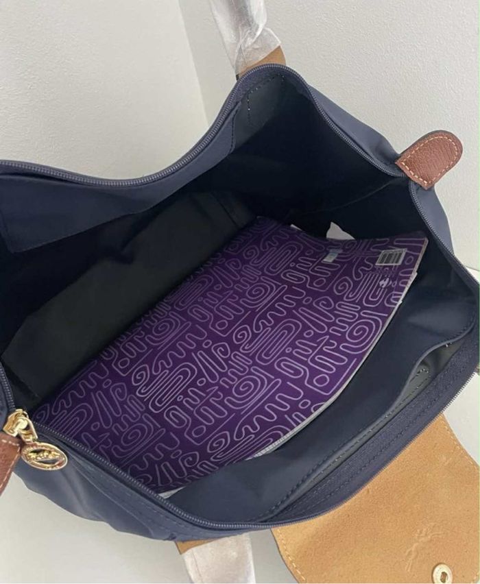 ❤️ sac fourre-tout marine neuf taille L authentique ❤️ - photo numéro 7