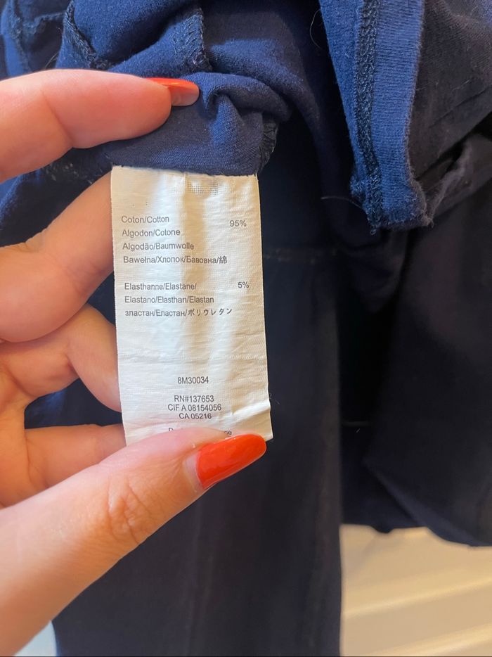 Robe Chipie 5/6 ans bon état bleu marine - photo numéro 4
