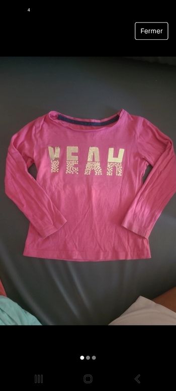Tee-shirt manche longue fille 3/4 ans