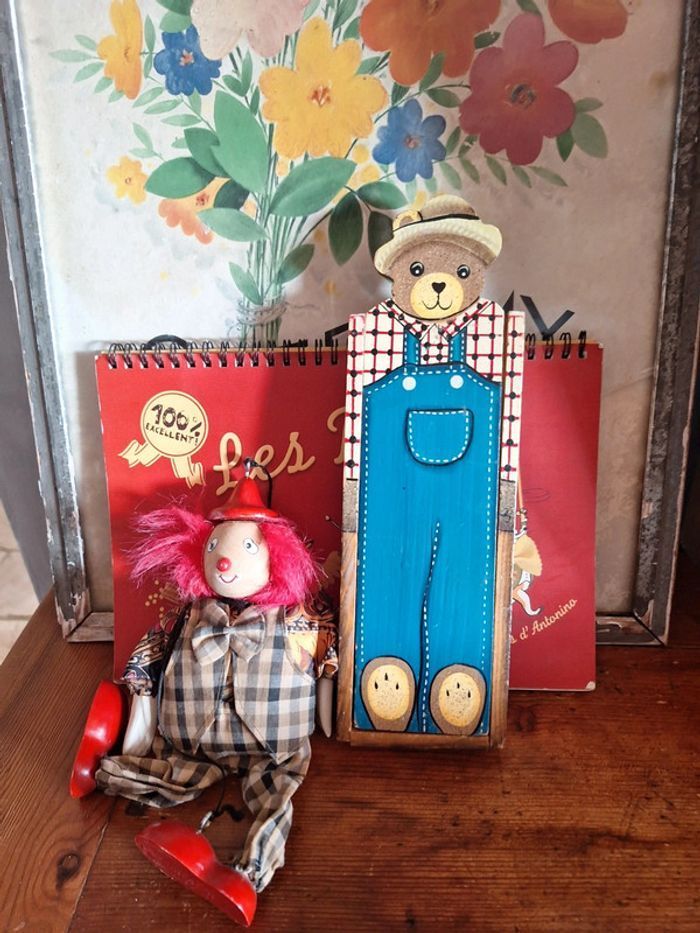 Plumier en bois vintage - photo numéro 3