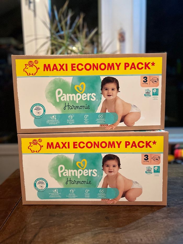 Couche taille 3 Harmonie Pampers : 192 couches - photo numéro 2