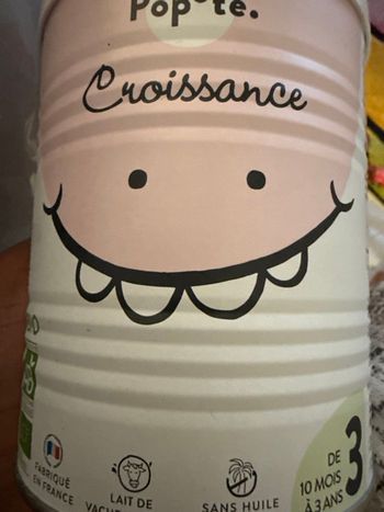 Lait popote 3 âge