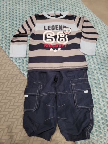 Ensemble T-shirt manches longues + pantalon 18mois