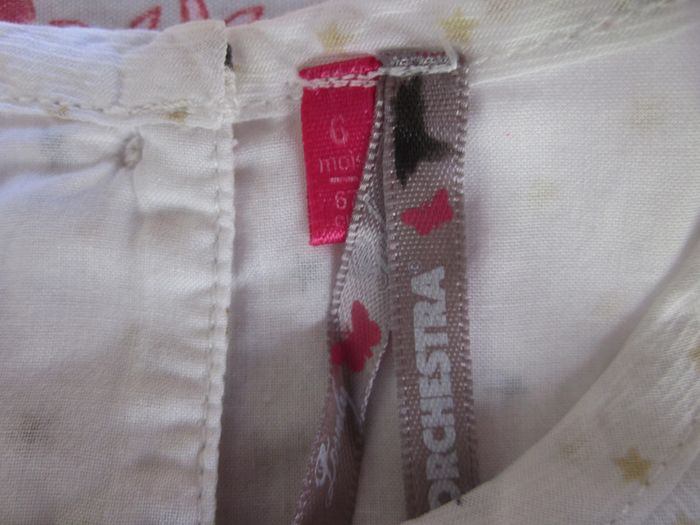 Robe habillée sans manches blanche 6 mois - photo numéro 3