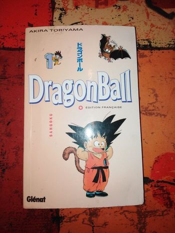 Ancien Manga dragon ball z, dessin animé , Japon tome 1 edition glenat, collection, sangoku