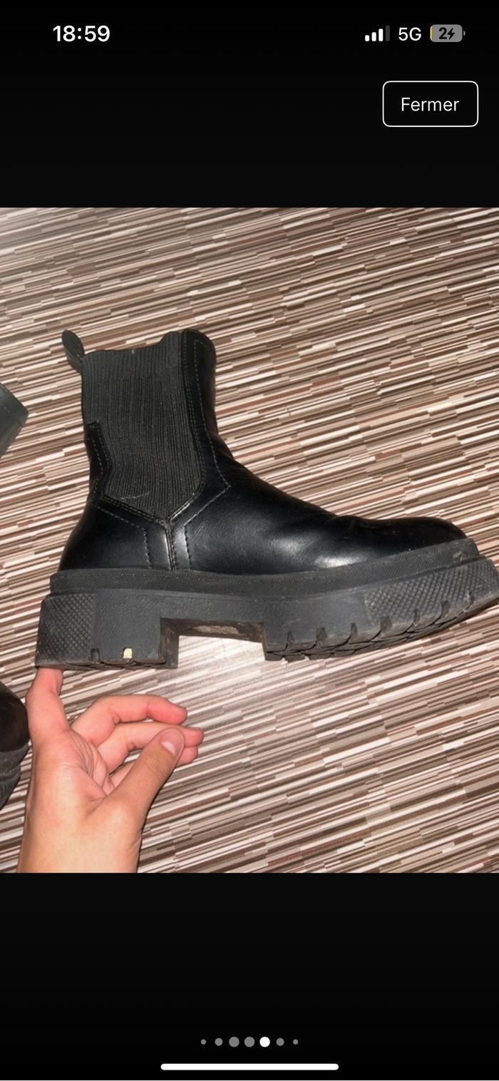 Bottes mit hautes femme none état taille 36 - photo numéro 5