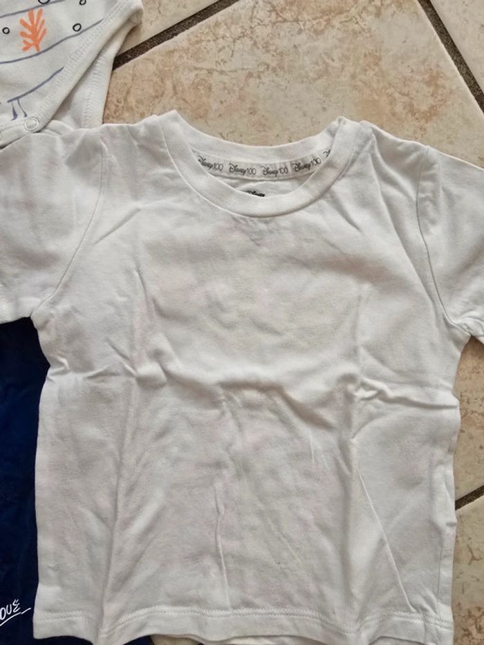 Lot 9 mois vêtements bodys t-shirts - photo numéro 3