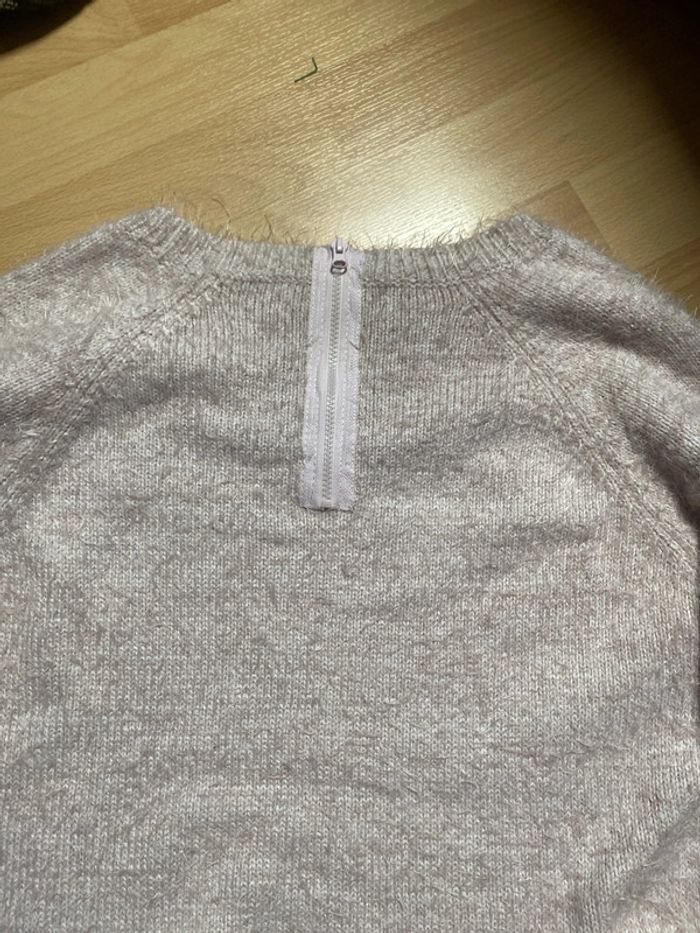 Pull cache cache rose pale taille S - photo numéro 3