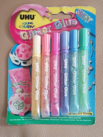 Colle UHU - Glitter glue Shiny