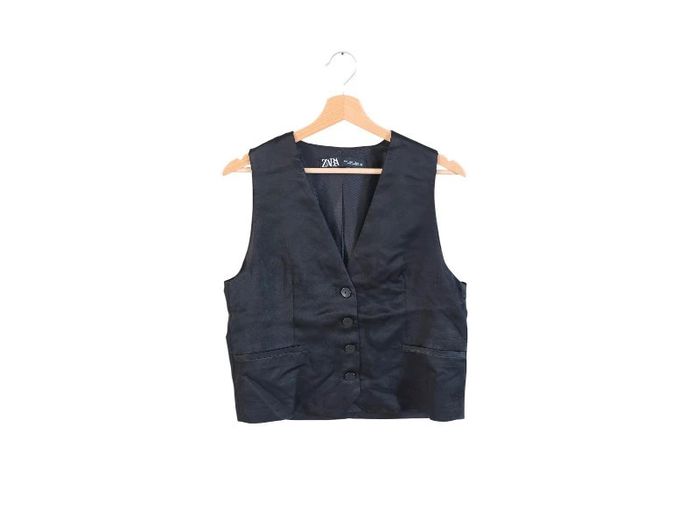 C7 gilet noir Zara S