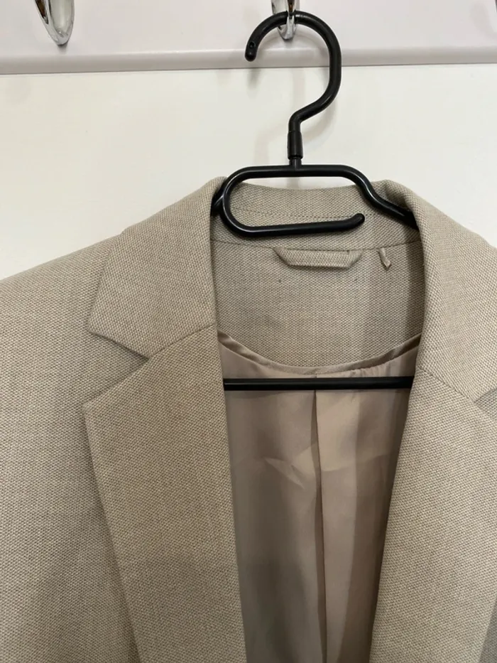 Blazer taille 36 Zara Beige - photo numéro 2