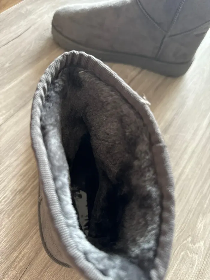 Bottes chaussons gris Primark - photo numéro 5