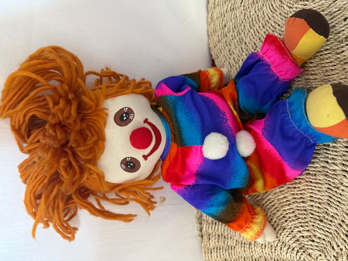 peluche clown vintage mundia - photo numéro 1