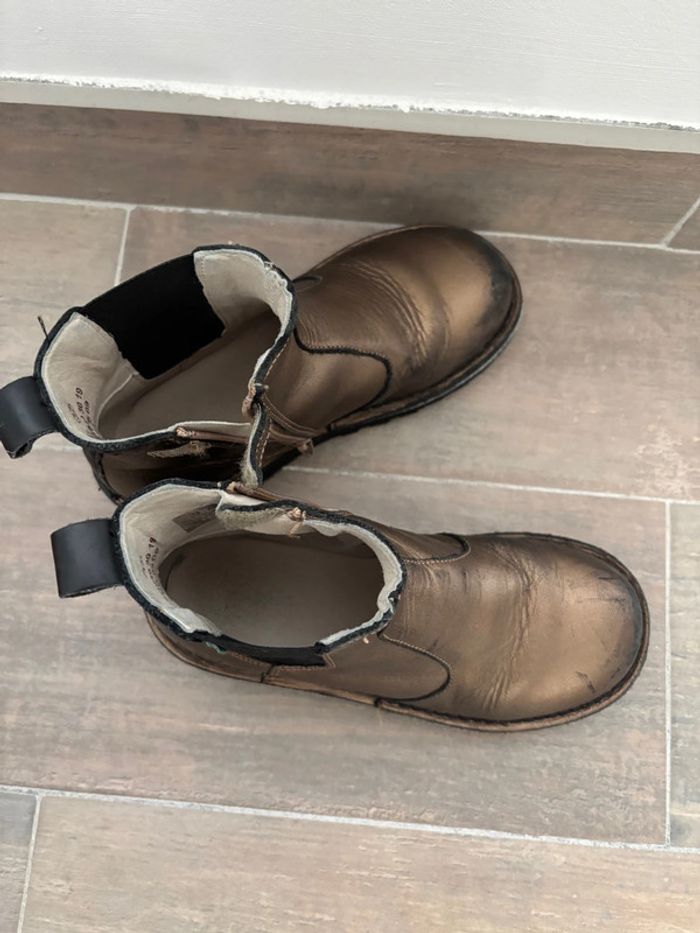 Boots kickers pointure 32 bronze kick yoto kid - photo numéro 5