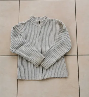 Gilet zippé beige kid kanaï 5 ans