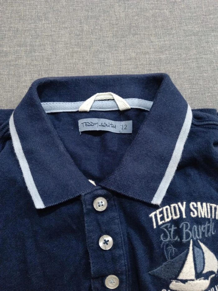 C55 polo marine Teddy Smith 12 ans - photo numéro 3