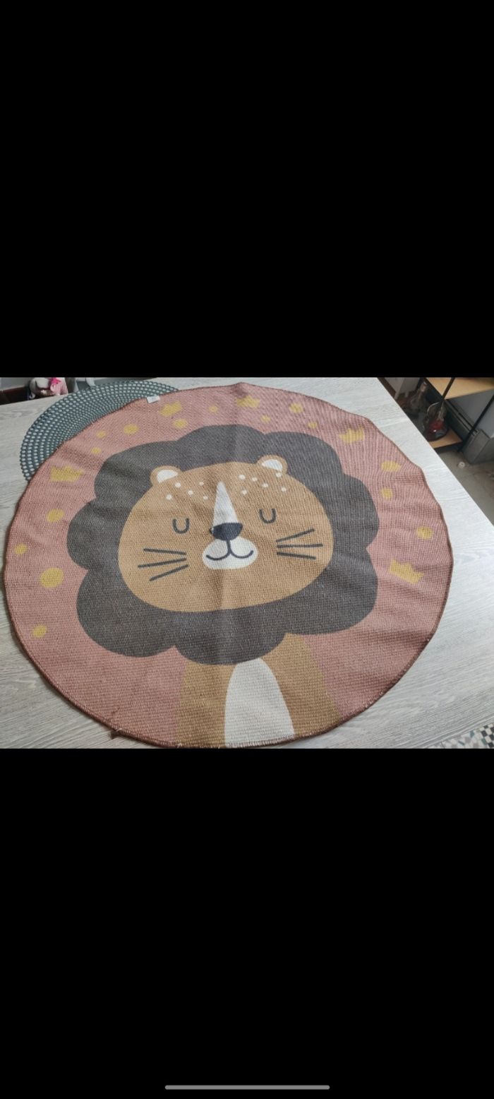 Tapis de chambre d'enfant lion