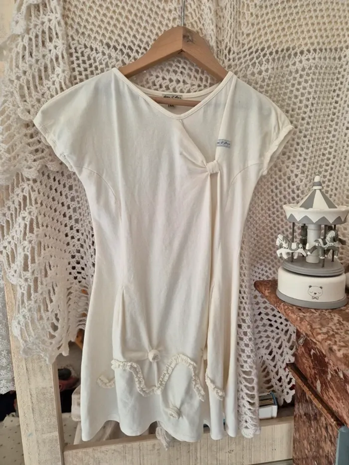 Robe blanche 6 ans