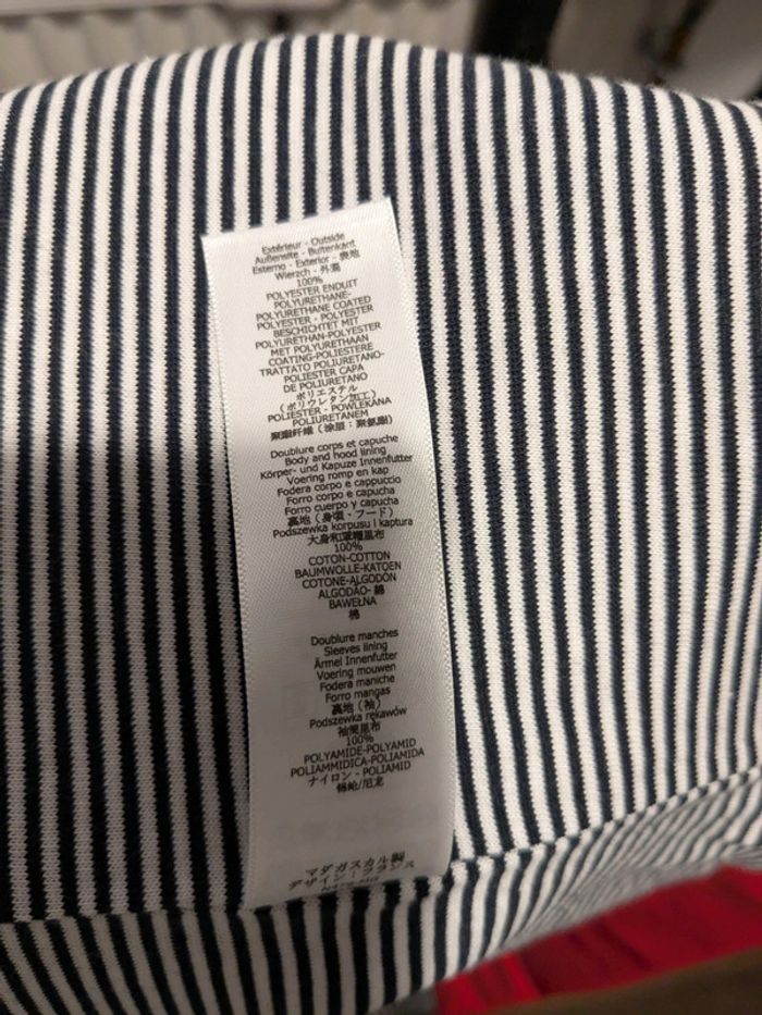 Ciré imperméable rouge vernis XXS - photo numéro 7