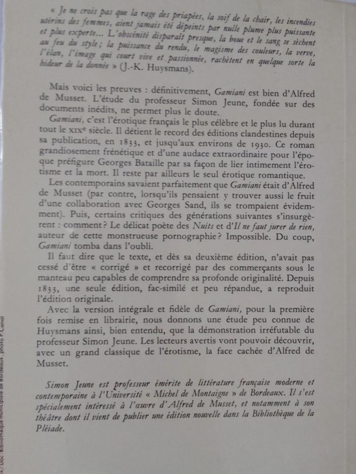 Alfred de Musset 🍀 Gamiani - photo numéro 3