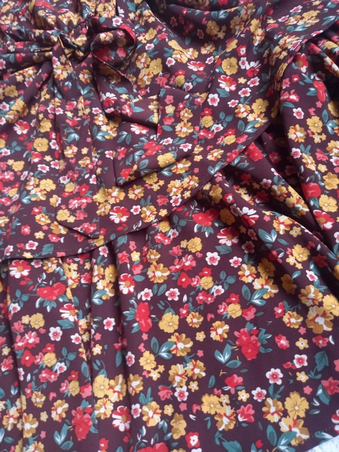 Robe à volants fleurie - photo numéro 2
