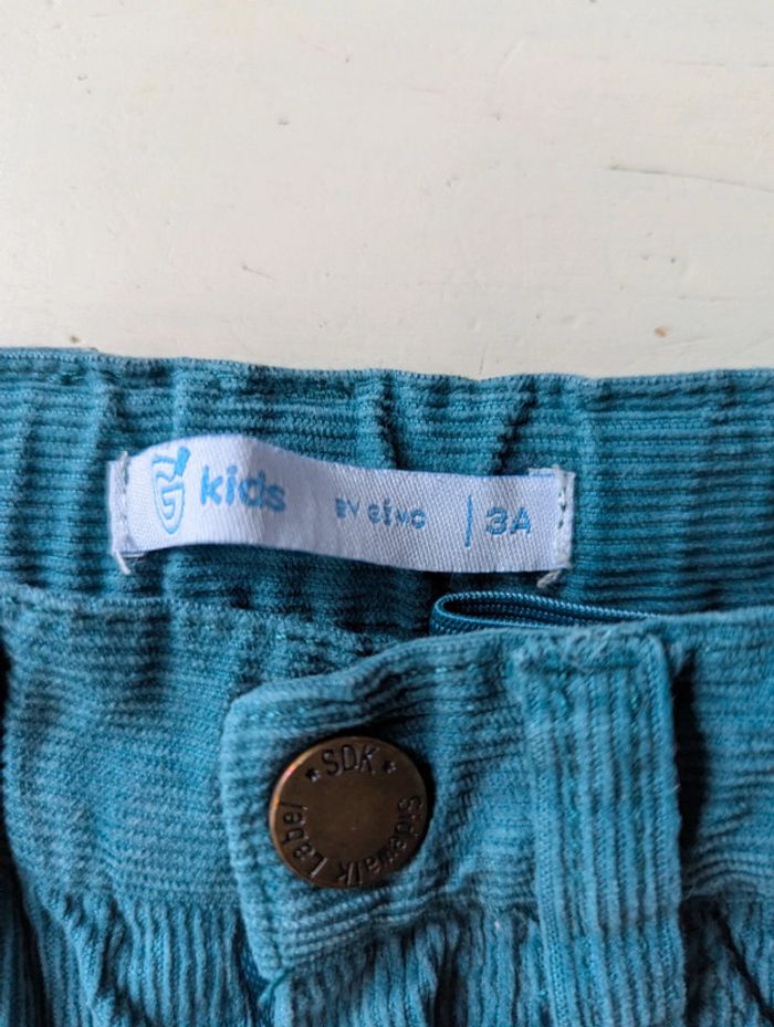 Lot de 2 pantalons en velours Gémo - photo numéro 8