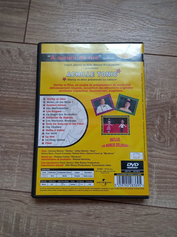 Dvd Achille Tonic - Shirley & Dino - Le cabaret - photo numéro 2