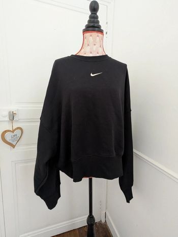 Women's cropped fleece crew L Nike