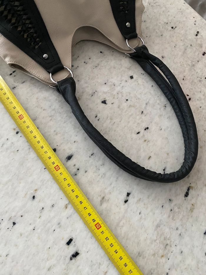 Sac bicolore similicuir - photo numéro 9