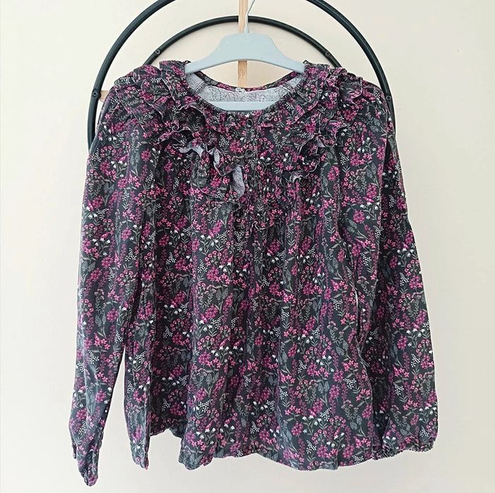 10 ans blouse tape a l'oeil