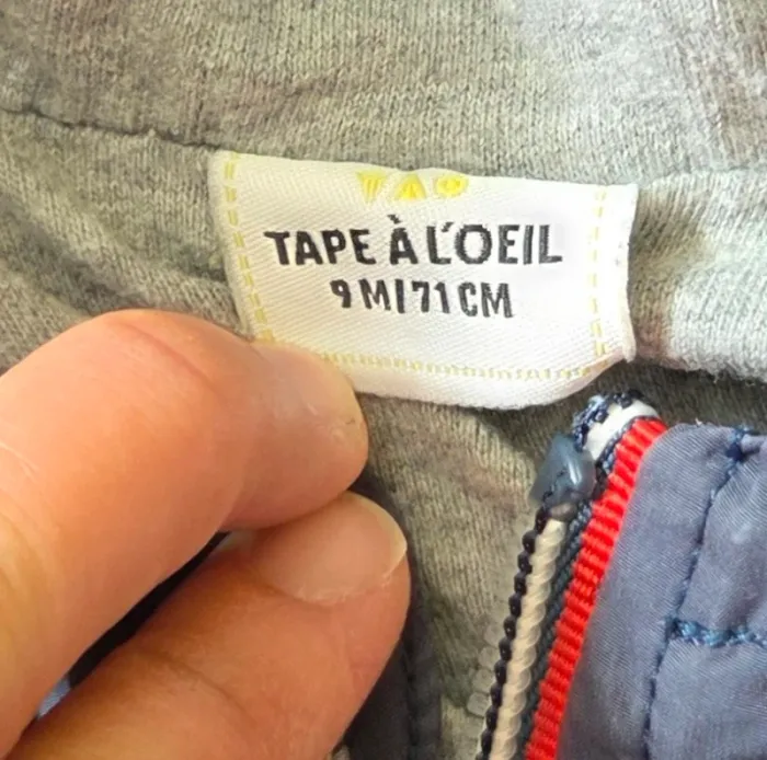 Veste coupe vent bébé garçon taille 9 mois - photo numéro 3