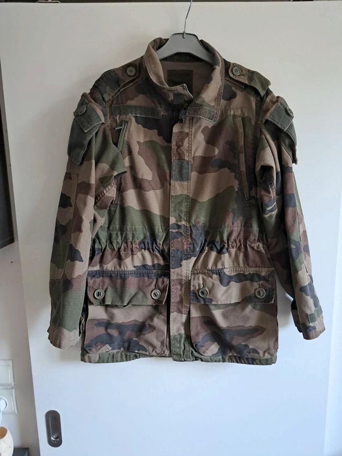 Veste treillis camouflage