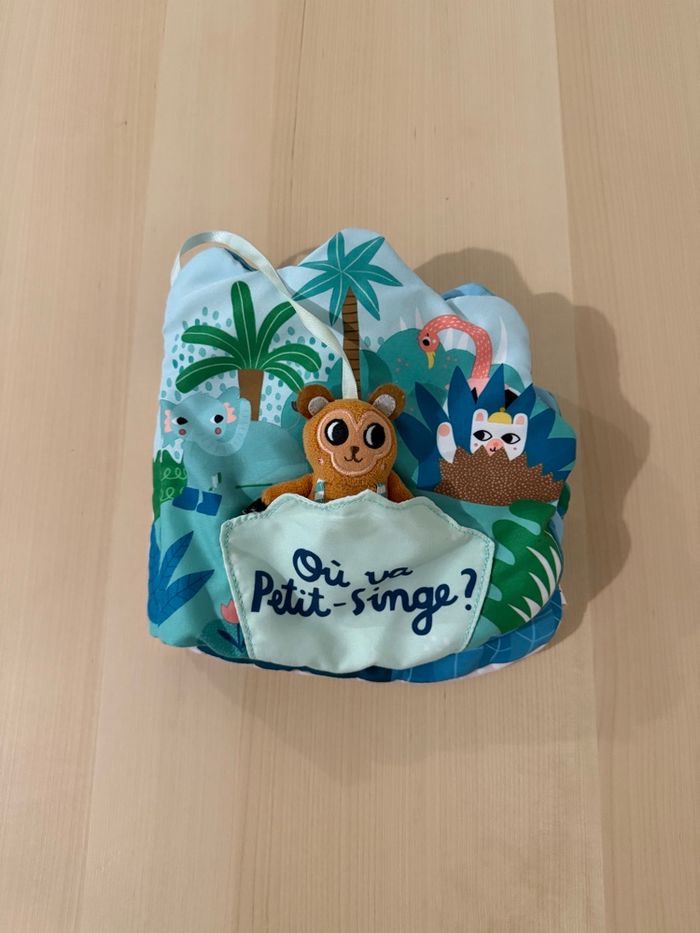 Livre tissu “Où va Petit-Singe ?” – Éditions Auzou - photo numéro 2