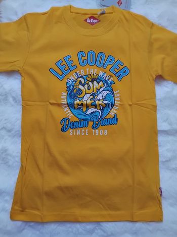 Tee-shirt garçon Lee Cooper neuf avec étiquettes 14 ans