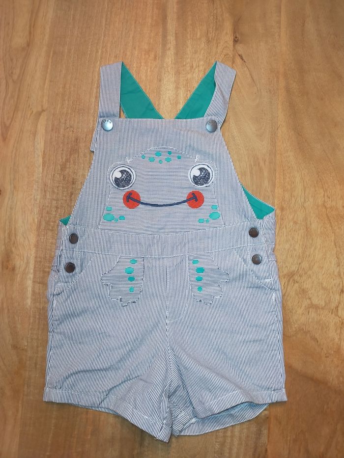 Salopette short grenouille 🐸 18 mois