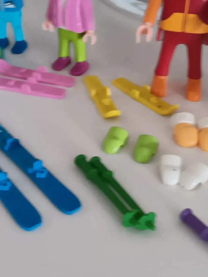 Enfants à la neige avec moniteur playmobil - photo numéro 10