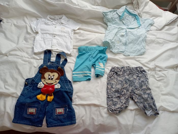 Lot 5 PCS garçon marques diverses 12 mois neuf 10€