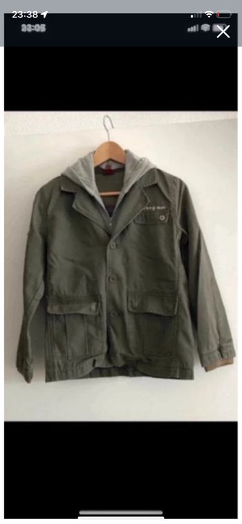 ZARA veste kaki 10/11 ans